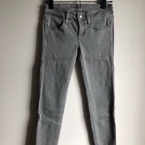 [SALE] [00 SHORT] olive gray low rise jegging
